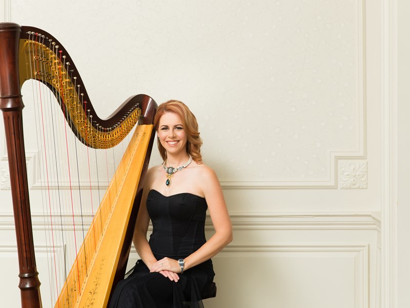 Carousel images of Chantal Dube Harpist
