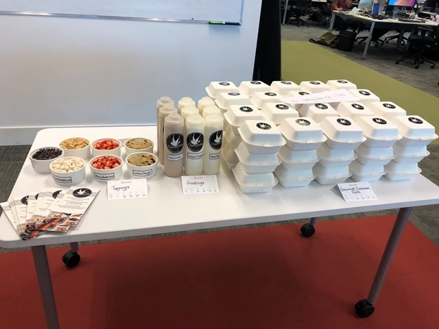 Gourmet Rolls with Toppings Bar