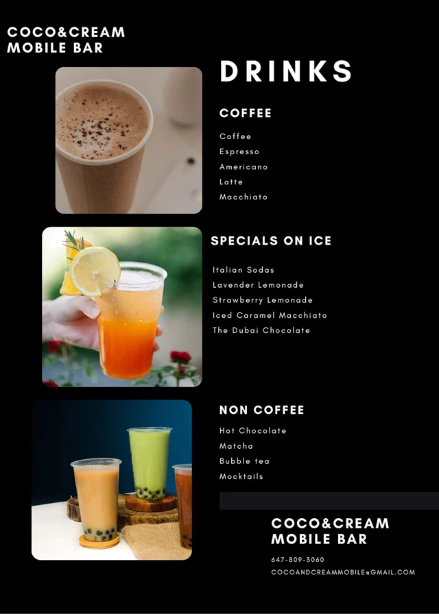 Mobile Bar Services: Coco & Cream Mobile Bar 7