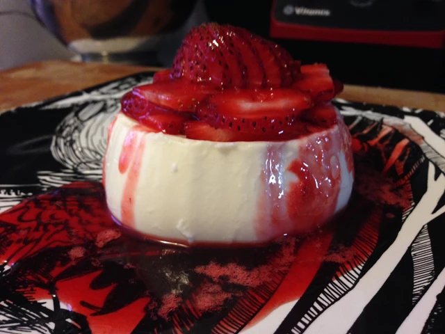 Strawberry Panna Cotta