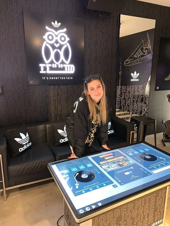 Stopping by the Adidas Pop Up in Toronto to mix a little