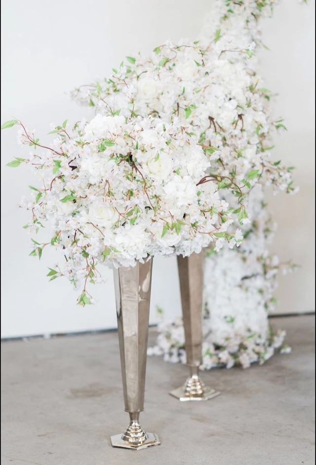Cherry Blossom Floral Arrangement -photo by Rhythm Photography