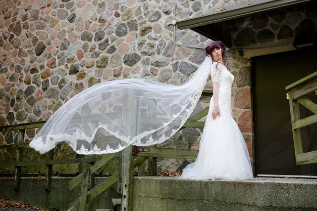 Bridal Portrait McMichael's Art Gallery Kleinburg