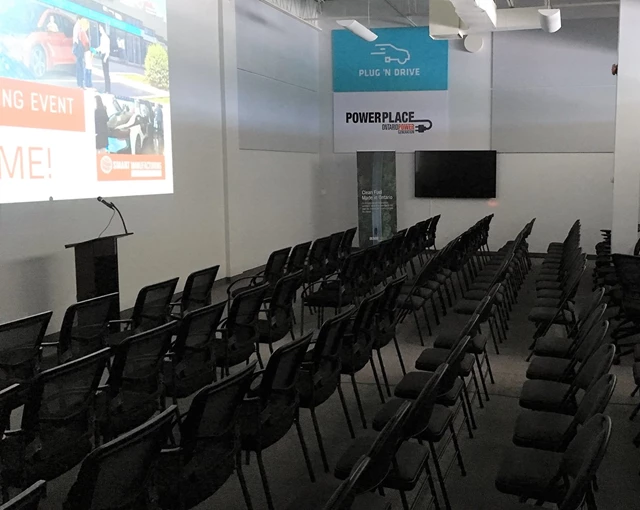 PowerPlace- Theatre Style Set Up