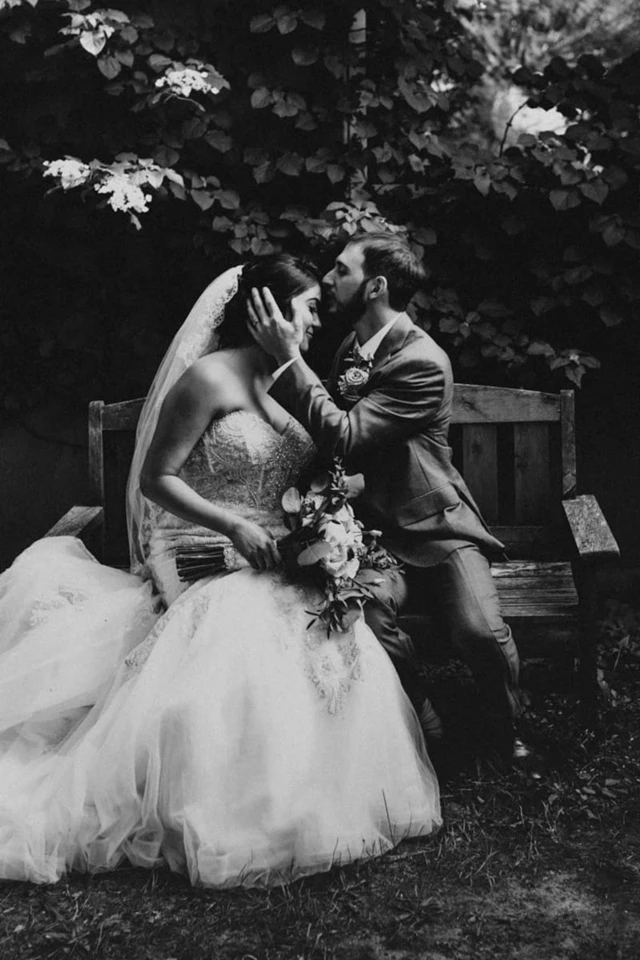 N & D’s outdoor wedding