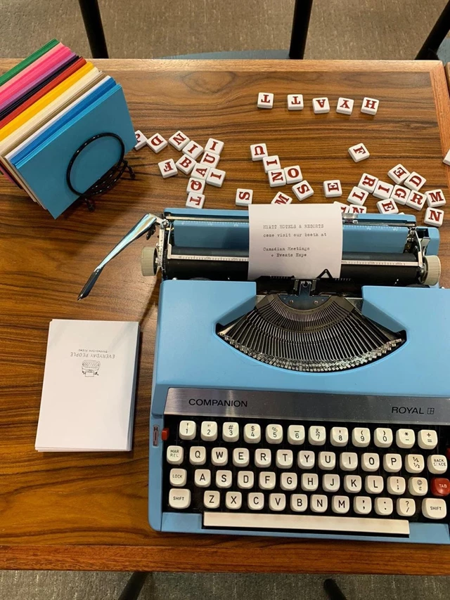 Entertainment: Everyday People Typewriter Poems 1