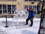 Festive Ice Sculptures