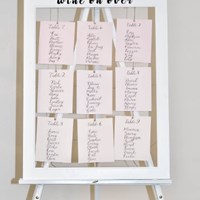Get your wedding signage booked