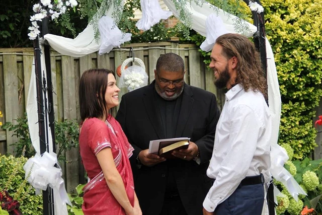 The wit was worth it. A family wedding