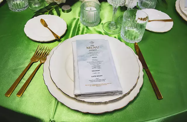 Tableware Rentals: Golden Events & Rentals 15