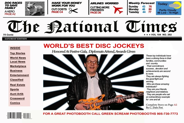 Green Scream Photo Booth, Niagara-on-the-Lake