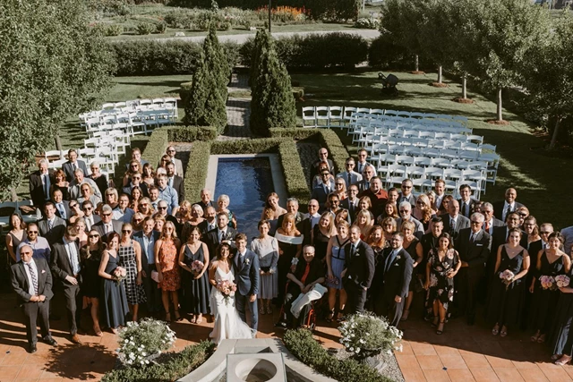Hacienda Sarria Garden Ceremony Seating