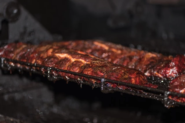 Ribs in the smoker for 24hrs