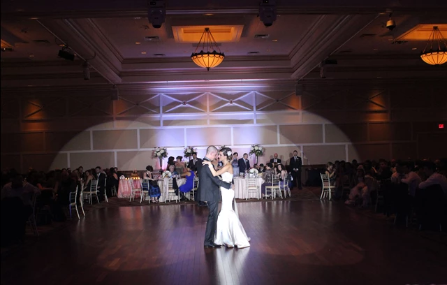 A special moment between husband and wife at the Embassy Grand Convention Centre.