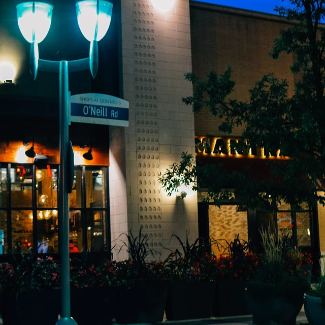 The corner at Shops at Don Mills