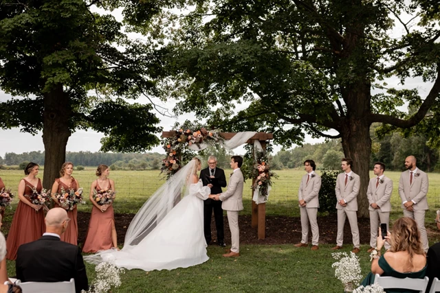 The Meadow Ceremony site ...Jeremy James Visuals