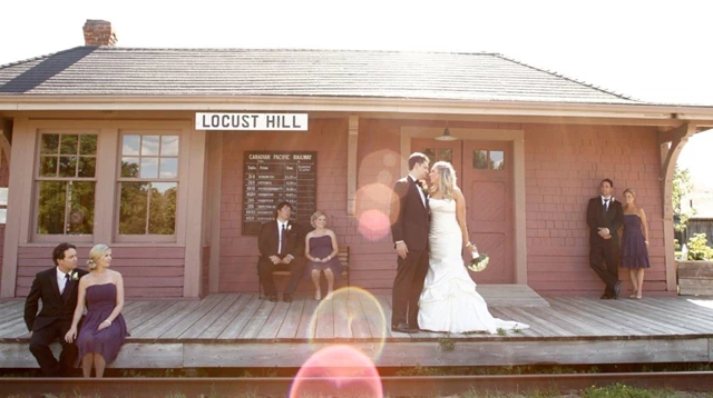 Train Station Wedding Shoot