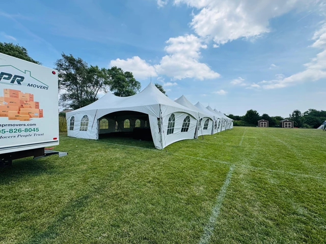 Marquee Tent with Window Walls