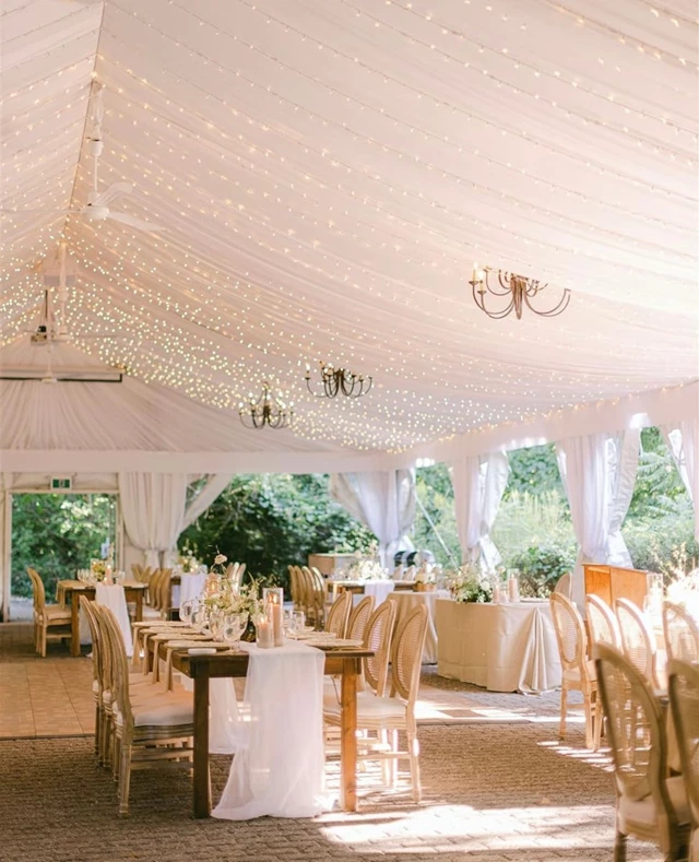 Outdoor Tent Reception Space