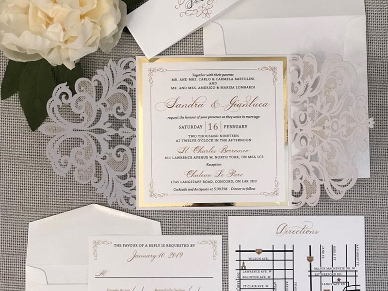 Laser Cut Invitation Suite 