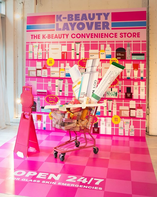 K-Beauty Layover Pop Up Store