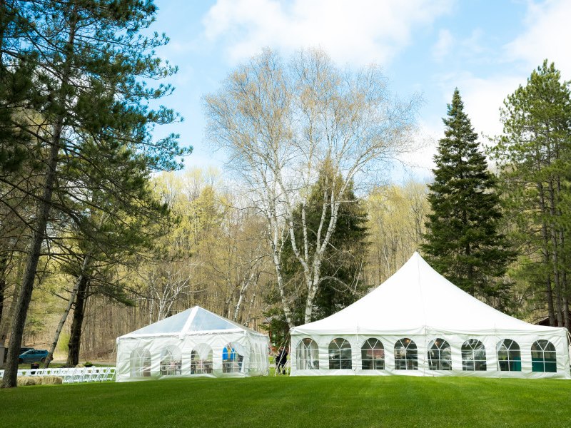 Tent wedding