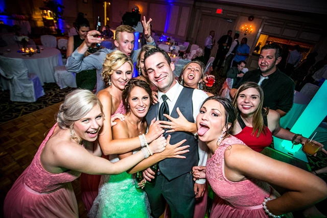 Bride, Groom and the Bridesmaids