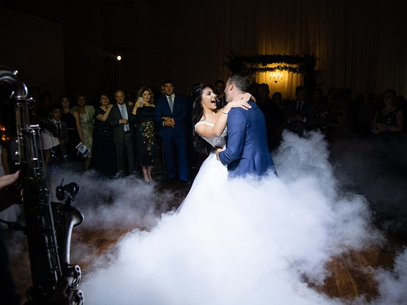 Don’t stand on one spot if using smoke. Move with the smoke and create an illusion of gliding across the dance floor