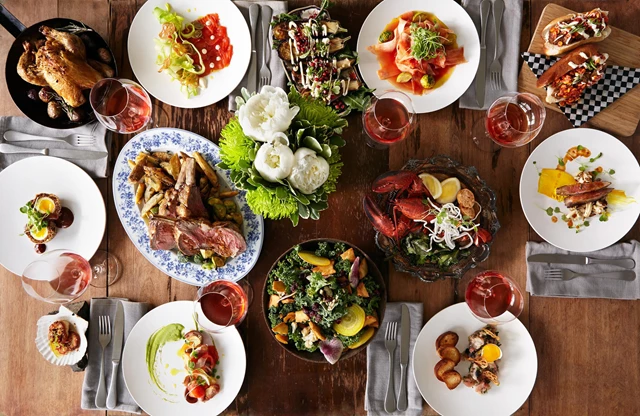 Cottage Dinner Spread
