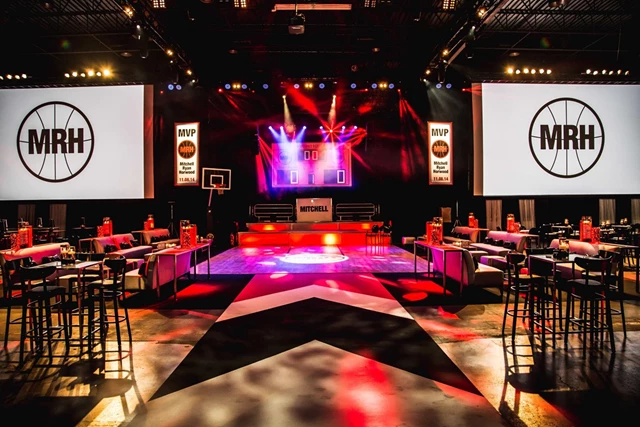 Chevron carpet for Raptors’ bar mitzvah