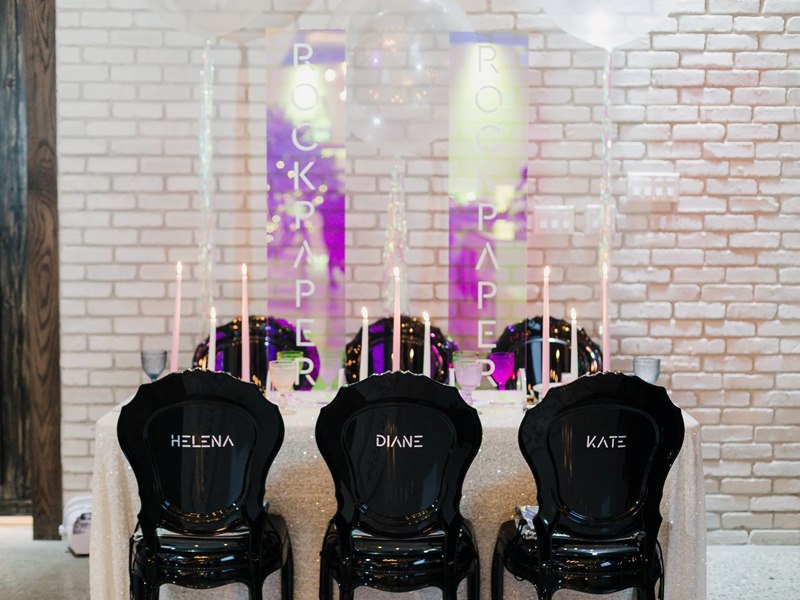Carousel images of Rock Paper Event Design