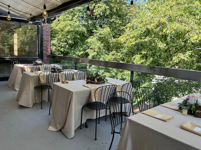 Decor on Rooftop Patio.