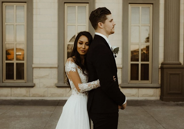 Bride and Groom First Look