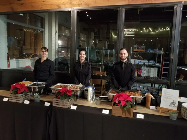 buffet table