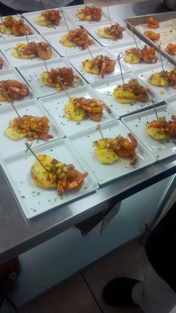Fire Shrimp & grilled pinapple chutney