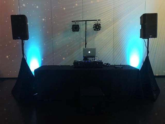 Typical Simple Wedding DJ Setup