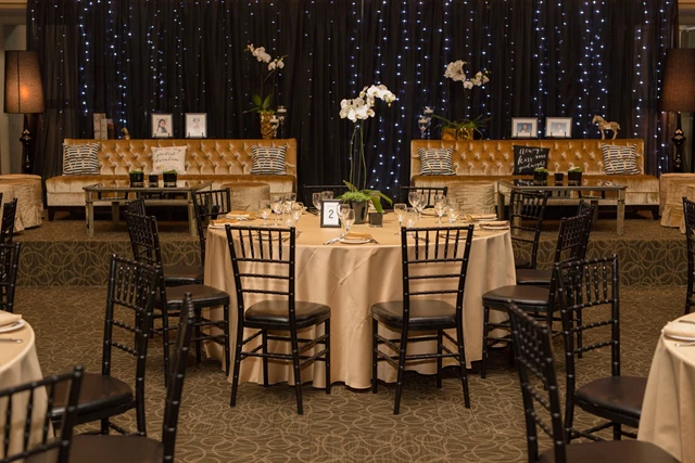 Black and Gold Cocktail Lounge