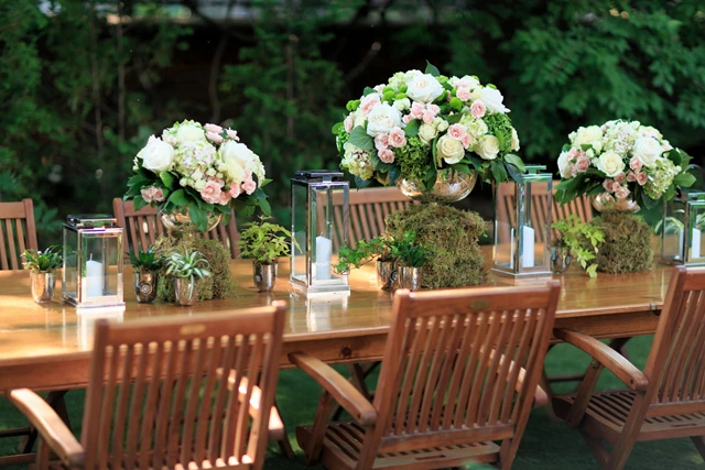 Backyard Wedding Reception