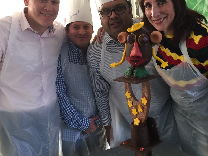 Team Building Chocolate Sculpture Challenge 