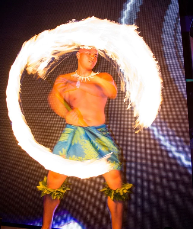 Wedding Reception Fire Performer