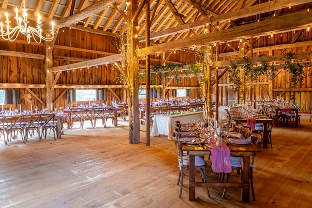 upper level barn (photography by pixelesque, furniture: burkes tent rental, decor: servers with a smile glassware: vivid hospitality)