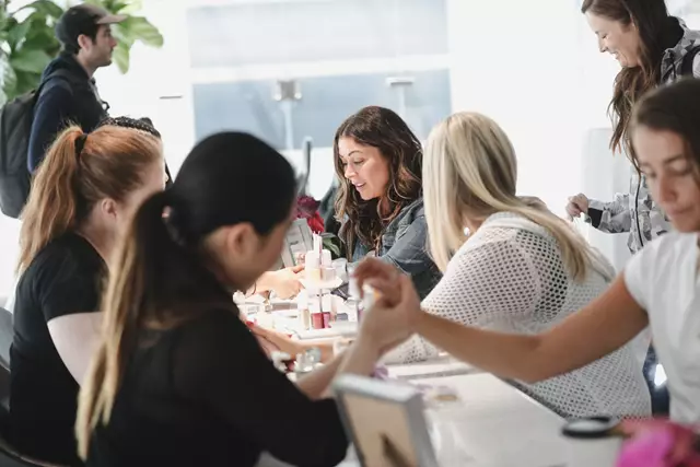 Hair & Makeup: The Nail and Champagne Bar 4