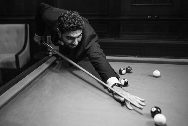 Pool tables available for groomsmen photos