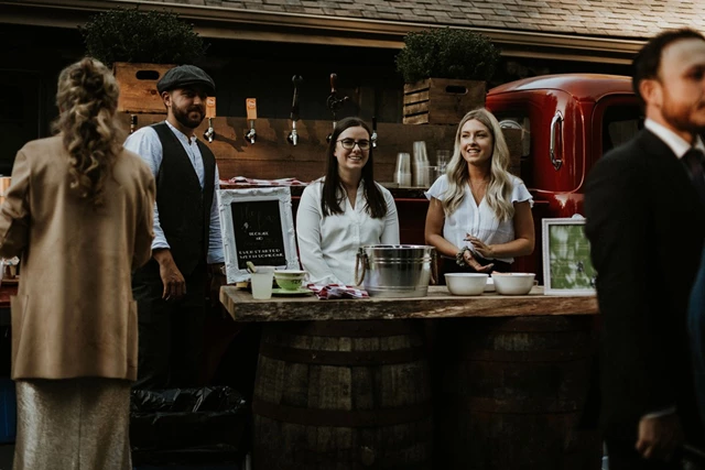 Mobile Bartenders all smiles