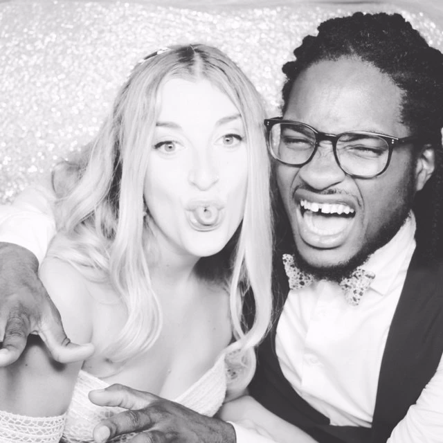 photo from inside bus Toronto Photo Booth Company. picture rental