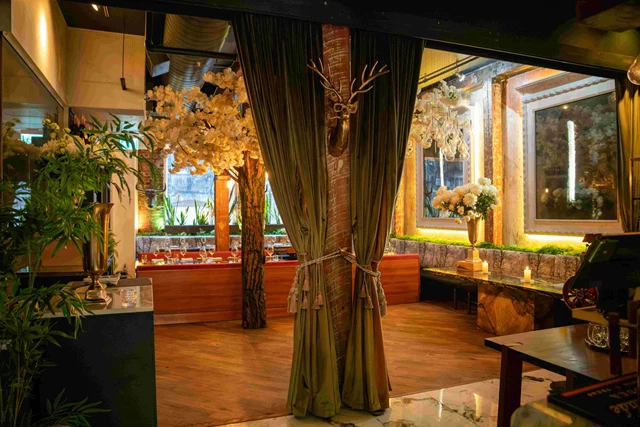 Semi-Private Dining Room with Cocktail Area